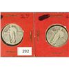 Image 1 : 1927 & 1929 STANDING LIBERTY QUARTERS