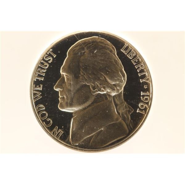 1961 JEFFERSON NICKEL NGC PF68 ULTRA CAM