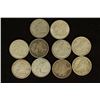 Image 1 : 10 ASSORTED 1941-1966 CANADA SILVER 10 CENTS