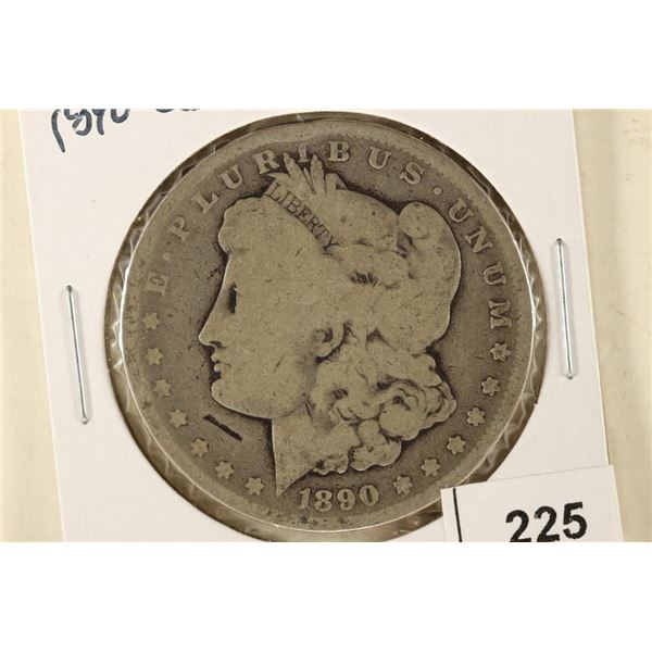 1890-CC MORGAN SILVER DOLLAR