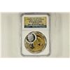 Image 1 : 2015 GILT NIUE SILVER $2 PANAMA-PACIFIC COMMEM.