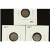 Image 1 : 1902-H, 1903 & 1904 CANADA SILVER 5 CENTS