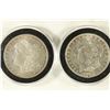 Image 1 : 1878-P & 1900-O MORGAN SILVER DOLLARS BOTH XF/AU