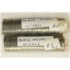 Image 1 : 2-$2 ROLLS OF 2004 PEACE MEDAL NICKELS BU