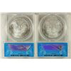 Image 2 : 2-2010 AMERICAN SILVER EAGLE ANACS MS70 25TH