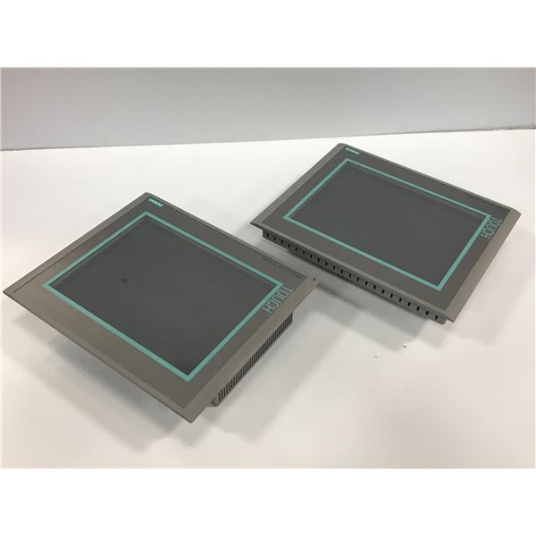 (2) SIEMENS 6AV6 644-0AA01-2AX0 SIMATIC MULTI PANEL