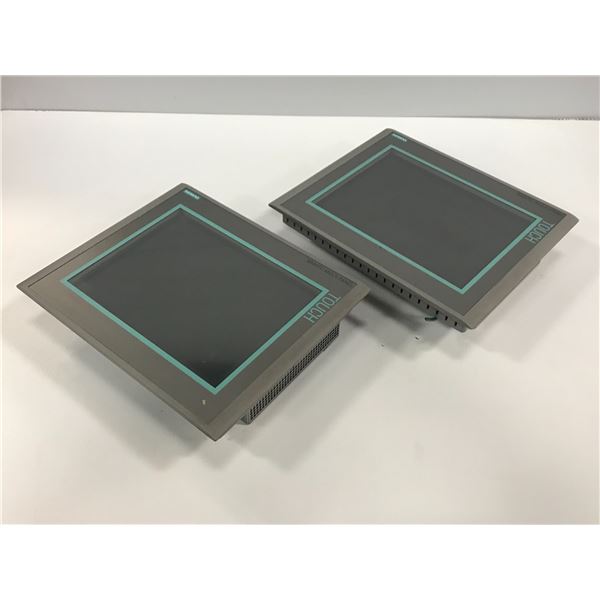 (2) SIEMENS 6AV6 644-0AA01-2AX0 SIMATIC MULTI PANEL