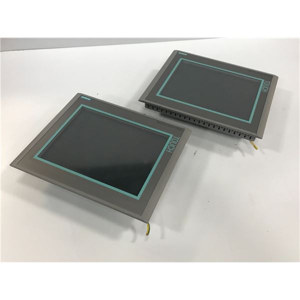 (2) SIEMENS 6AV6 644-0AA01-2AX0 SIMATIC MULTI PANEL