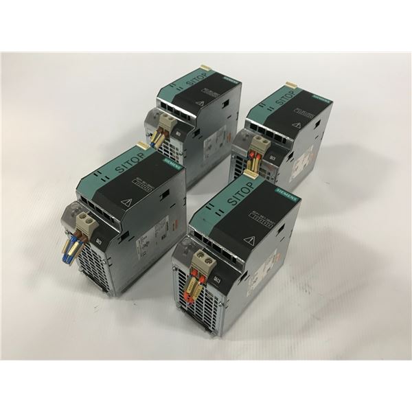 (4) SIEMENS 6EP1961-3BA01 SITOP POWER SUPPLY