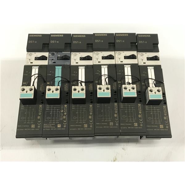(6) SIEMENS MOTOR STARTER *PART #'S PICTURED*