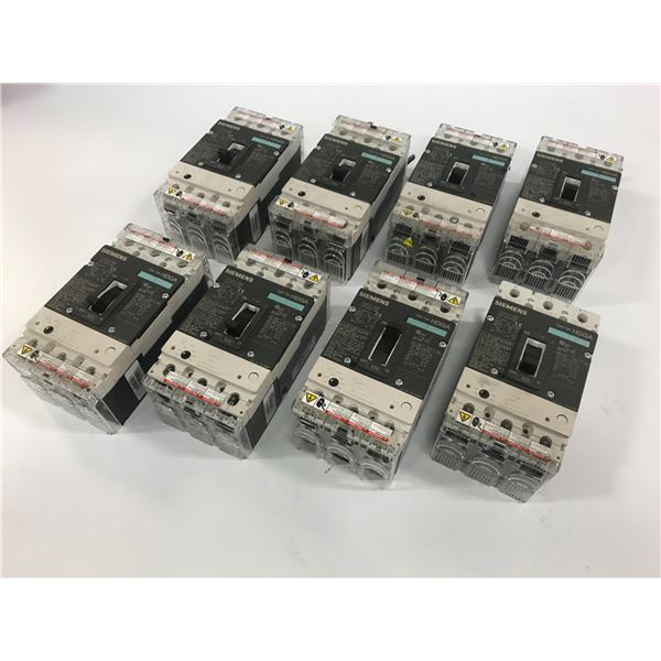 (8) SIEMENS 3VL2115-3RR30-0AA0 CIRCUIT BREAKER