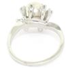 Image 5 : 14K White Gold 7.5mm Cultured Pearl & 8 Single Cut Diamond Petite Cluster Ring