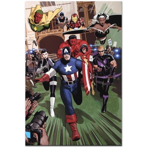 Marvel Comics  Magneto: Not a Hero #2  Numbered Limited Edition Giclee on Canvas