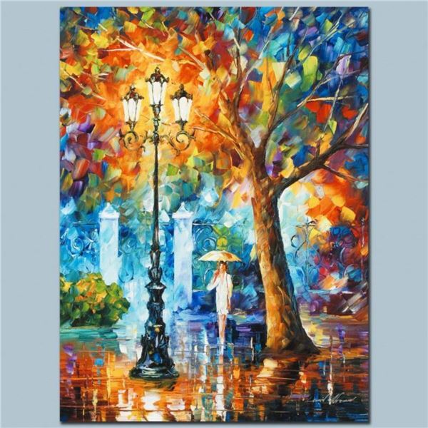 Leonid Afremov (1955-2019) "Night Aura" Limited Edition Giclee on Canvas, Number