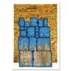 Image 1 : Moshe Castel, "Hakotel" Limited Edition Gold Embossed Serigraph with Letter of A
