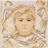 Image 2 : "Martha" Limited Edition Lithograph by Edna Hibel (1917-2014), Numbered and Hand