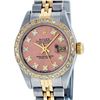 Image 1 : Rolex Ladies 2 Tone Salmon Diamond Oyster Perpetual Datejust Wristwatch
