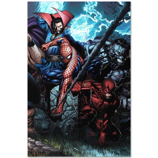 Marvel Comics  Ultimatum #4  Numbered Limited Edition Giclee on Canvas by David