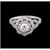 Image 2 : 1.25 ctw Diamond Ring - 14KT White Gold