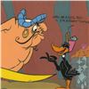 Image 2 : Chuck Jones "Daffy And Hassan: Call Me A Cab" Hand Signed, Hand Painted Limited