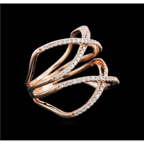 0.53 ctw Diamond Ring - 14KT Rose Gold