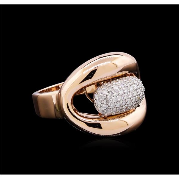 0.45 ctw Diamond Ring - 14KT Two-Tone Gold