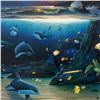 Image 2 : Wyland, "Moonlit Waters" Limited Edition Lithograph, Numbered and Hand Signed wi