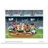 Image 1 : "Line Up At The Plate (Dodgers)" is a Limited Edition Giclee from Warner Brother