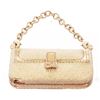 Image 1 : Fendi Gold Charm Glitter Shoulde Bag