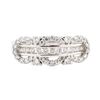 Image 2 : 0.54 ctw Diamond Ring - 18KT White Gold