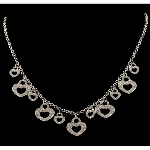 2.00 ctw Diamond Necklace - 18KT White Gold