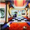 Image 2 : Ferjo, "Room of Splendor" Limited Edition on Canvas, Numbered and Signed with Le