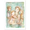 Image 1 : "Portrait of a Family" Limited Edition Lithograph (28" x 40.5") by Edna Hibel (1