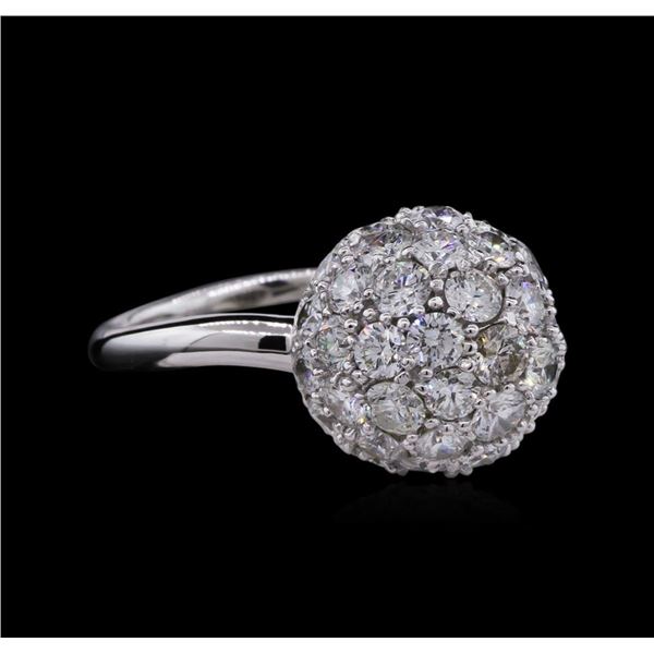 4.06 ctw Diamond Ring - 14KT White Gold