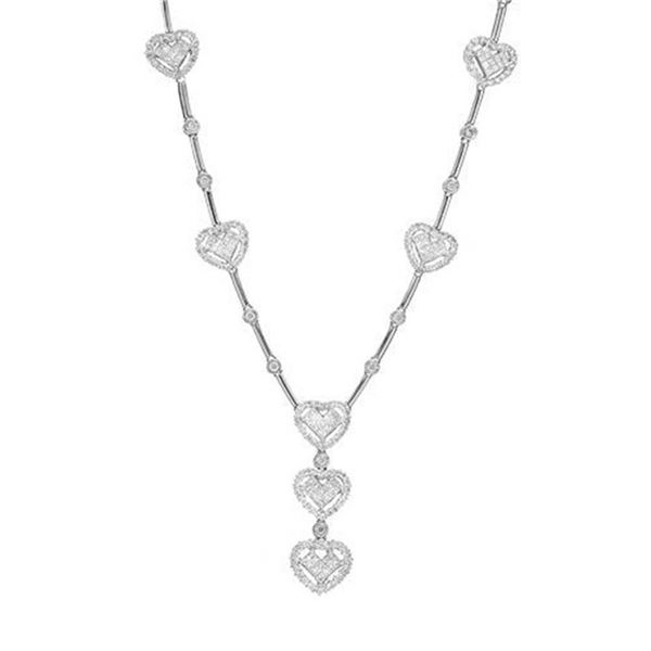 18k Gold 5.28CTW Diamond Necklace, (SI1/H-I)