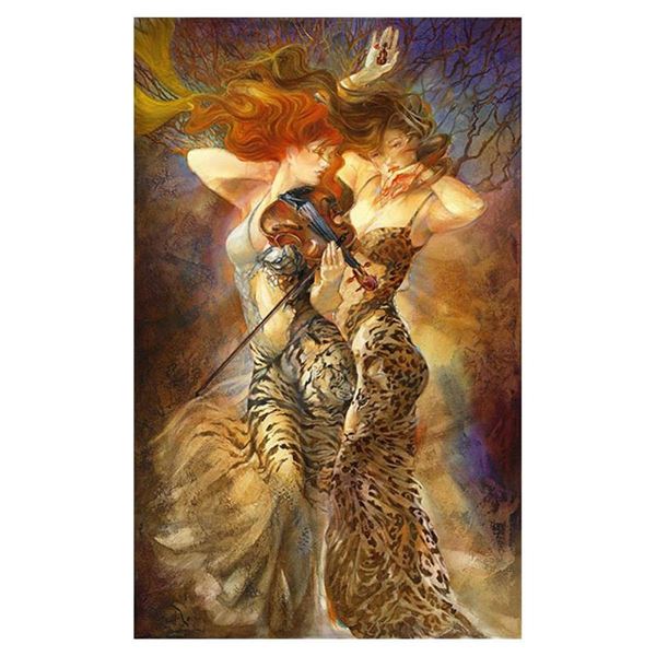 Lena Sotskova, "Revelation" Hand Signed, Artist Embellished Limited Edition Gicl