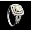 Image 4 : 1.59 ctw Diamond Ring - 14KT White Gold