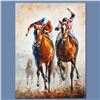 Image 1 : Leonid Afremov (1955-2019) "Contenders" Limited Edition Giclee on Canvas, Number