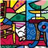 Image 2 : Romero Britto "New Squeaki Van Britto" Hand Signed Giclee on Canvas; Authenticat