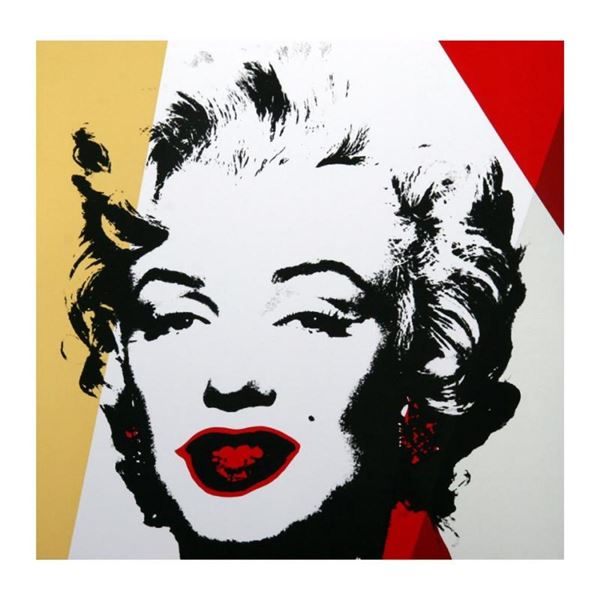 Andy Warhol  Golden Marilyn 11.37  Limited Edition Silk Screen Print from Sunday