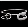 Image 1 : 2.08 ctw Diamond Bracelet - 14KT White Gold