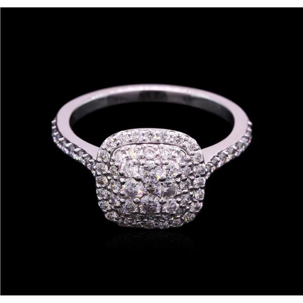 0.88 ctw Diamond Ring - 14KT White Gold