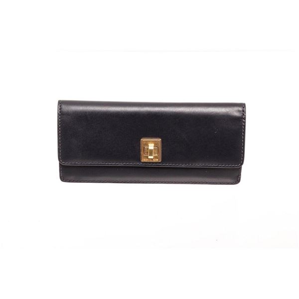 Michael Kors Navy Leather Natalie Flat Wallet