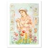 Image 1 : "Raquela" Limited Edition Lithograph by Edna Hibel (1917-2014), Numbered and Han