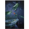 Image 1 : Jim Warren, "Drift Glass" Hand Signed, Artist Embellished AP Limited Edition Gic