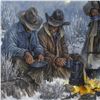 Image 3 : Larry Fanning, "Beans Du Jour" Limited Edition on Canvas, AP Numbered and Hand S