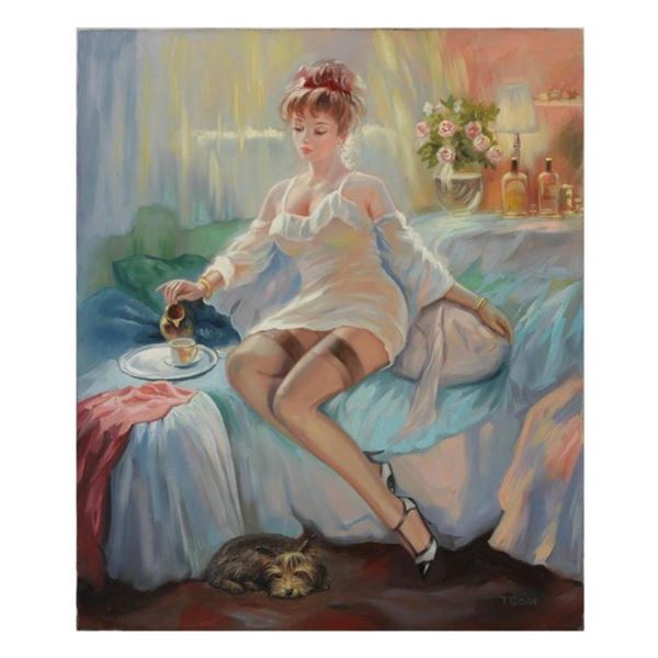 Taras Sidan, "Alexandra" Hand Signed Limited Edition Giclee with Letter of Authe