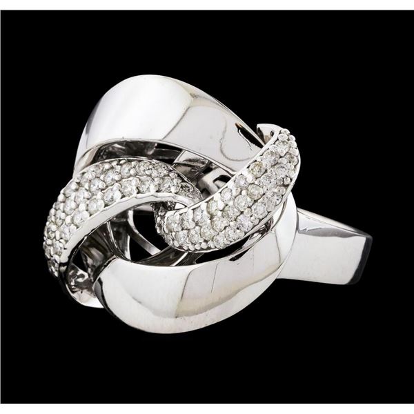 0.51 ctw Diamond Ring - 14KT White Gold