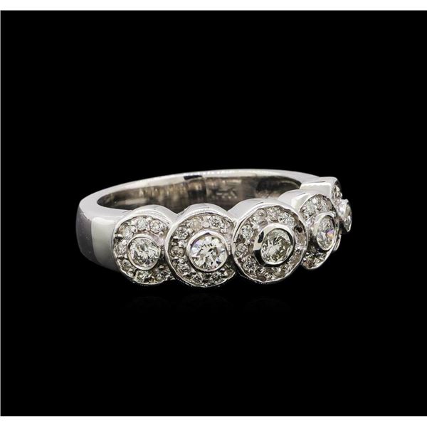 14KT White Gold 0.67 ctw Diamond Ring