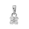 Image 1 : 14k White Gold  0.26CTW Diamond Pendant